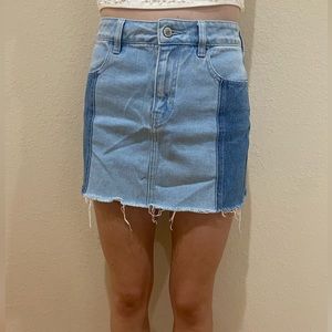 pacsun jean skirt